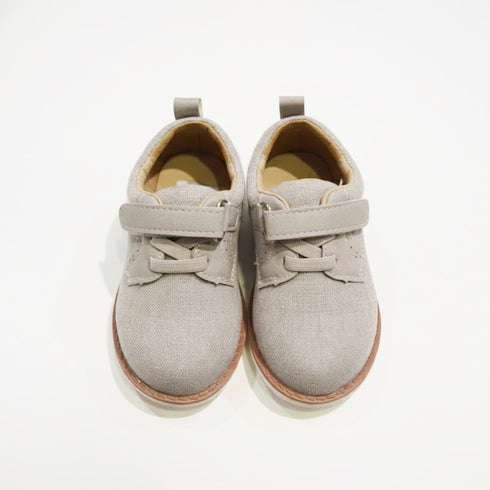 Grey Textured Blucher Boys Shoes