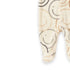 Fleece Happy Faces Baby Romper 0-9M