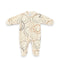 Fleece Happy Faces Baby Romper 0-9M