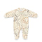 Fleece Happy Faces Baby Romper 0-9M