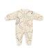 Fleece Happy Faces Baby Romper 0-9M