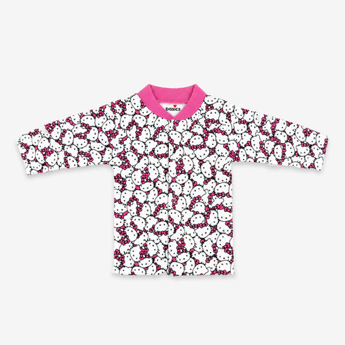 Basics Cotton Pink Hello Kitty Baby Night Suits 0-6 Years