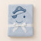Hooded Baby Bath Towel Blue Dolphin