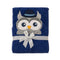 Hooded Baby Bath Towel Blue Owl