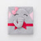 Hooded Baby Bath Towel Grey Baby Elephant