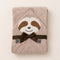 Hooded Baby Character Bath Towel Light Brown