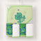 Infant Bath Towel Set with Washcloths Green Baby Frog