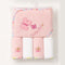Infant Bath Towel Set with Washcloths Pink Butterfly
