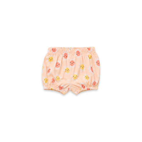 Infant Combo Suit Set Top Shorts Pink White Sequin Textured
