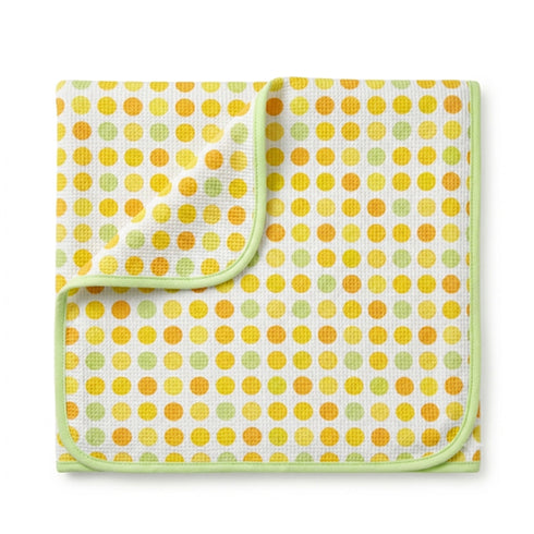 Infant Cotton Wrapping Sheet Green Printed