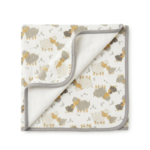 Infant Cotton Wrapping Sheet Baby Sheep