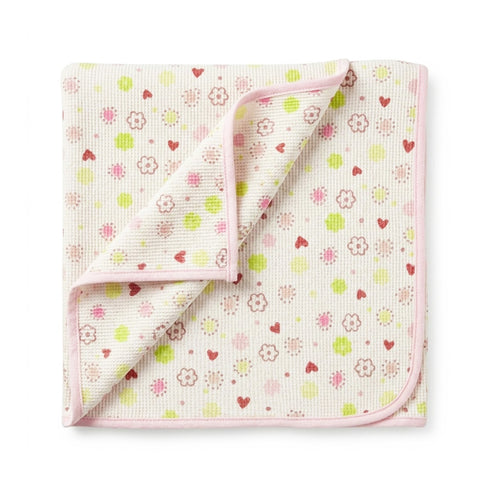 Infant Cotton Wrapping Sheet Pink Floral