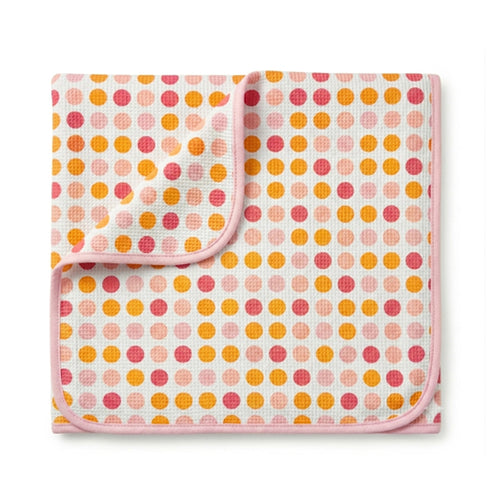 Infant Cotton Wrapping Sheet Pink Printed
