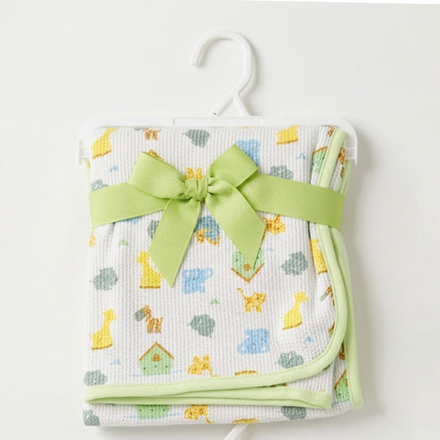 Infant Cotton Wrapping Sheet Safari
