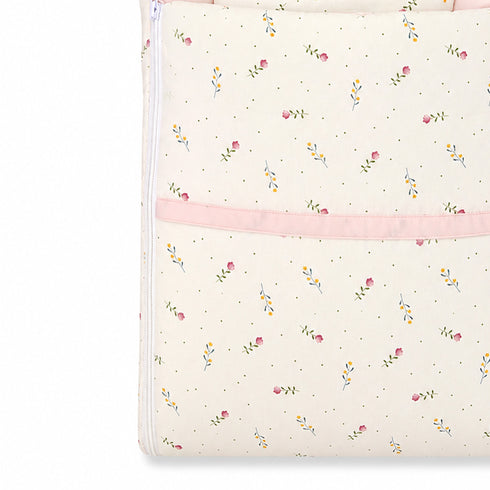 Infant Cozy Carry Nest Pink Roses Floral