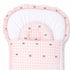 Infant Cozy Carry Nest Pink Vintage Bow & Checks Print