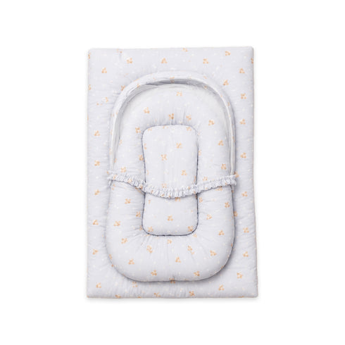 Infant Cozy Gadda Nursery Set Blue Rockets
