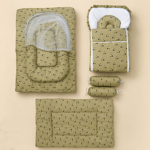 Infant Cozy Gadda Nursery Set Green Vintage