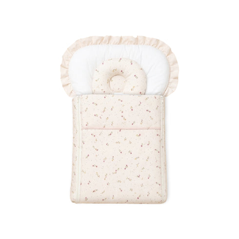 Infant Cozy Gadda Nursery Set White Roses Floral