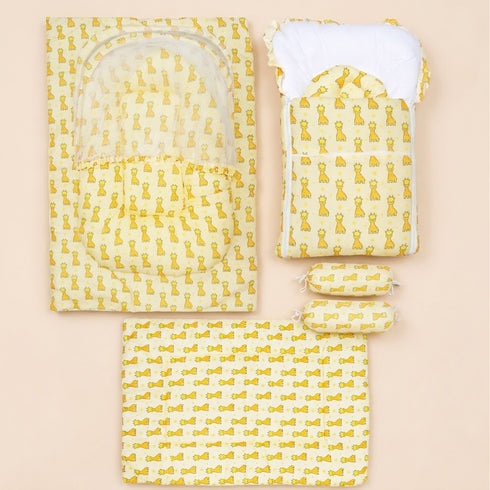 Infant Cozy Gadda Nursery Set Yellow Baby Giraffes