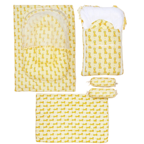 Infant Cozy Gadda Nursery Set Yellow Baby Giraffes
