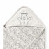 Infant Hooded Wrapping Sheet Grey