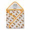 Infant Hooded Wrapping Sheet Grey Roar