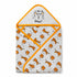 Infant Hooded Wrapping Sheet Grey Roar