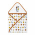 Infant Hooded Wrapping Sheet White Safari
