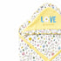 Infant Hooded Wrapping Sheet Floral