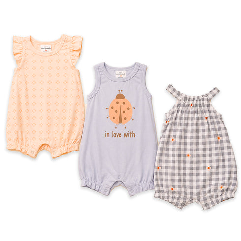 Infant Pack of Three Onesies Printed