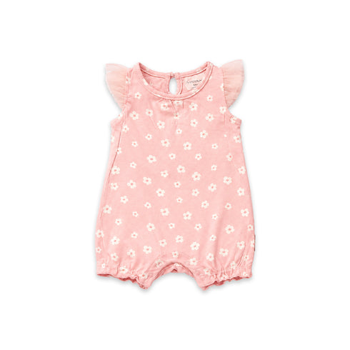 Infant Pack of Two Onesies Pink Printed