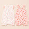 Infant Pack of Two Onesies White Printed