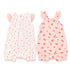 Infant Pack of Two Onesies White Printed
