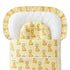 Infants Basics Carry Nest Buttercup Yellow Sunny Safari with Head Pillow