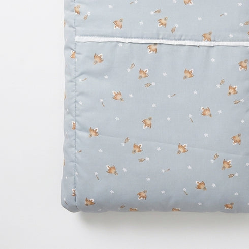 Infants Basics Carry Nest Dusty Blue Blueberry Woods with Head Pillow