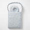 Infants Basics Carry Nest Dusty Blue Blueberry Woods with Head Pillow
