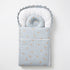 Infants Basics Carry Nest Dusty Blue Blueberry Woods with Head Pillow