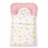 Infants Basics Carry Nest Pink Pastel Garden Friends with Head Pillow