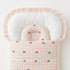 Infants Basics Carry Nest Pink Vintage Bow Gingham with Head Pillow