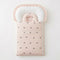 Infants Basics Carry Nest Pink Vintage Bow Gingham with Head Pillow