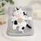 Infants Blanket with Stuff Toy Grey
