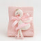 Infants Blanket with Stuff Toy Pink