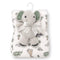 Infants Blanket with Stuff Toy White Baby Elephant