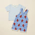 Infants Dungaree Suit Blue Spiderman Dungaree & T-Shirt Set