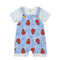 Infants Dungaree Suit Blue Spiderman Dungaree & T-Shirt Set
