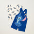 Infants Dungaree Suit Blue White Stitch Character Dungaree & T-Shirt Set