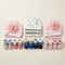 Infants Cap Booties Set Assorted