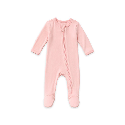 Infants Cotton Full Rompers Pack of Two Pink Flower Print