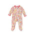 Infants Cotton Full Rompers Pack of Two Pink White Flower Print